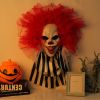 Halloween Funny Clown Wreath Ghost Festival Party Door Hanging Window Wreath Venue Decoration Decorations