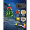 Solar Christmas Tree Pathway Lights, Waterproof Outdoor Decorations