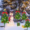 Solar Christmas Tree Pathway Lights, Waterproof Outdoor Decorations