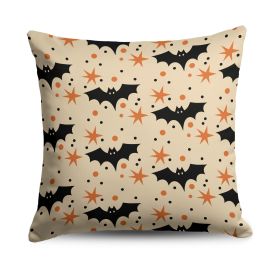 Flying Bats Throw Pillow 18X18 Inches