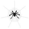 Halloween Decorations Spider Outdoor 59inch Halloween Spider with 126 inch Tarantula Mega Spider Web Hairy Poseable Scary Spider