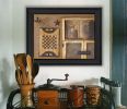 "Country Treasures" By Pam Britton, Printed Wall Art, Ready To Hang Framed Poster, Black Frame