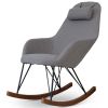 Chloe Mid Century Modern Rocker Livingroom And Bedroom Chair