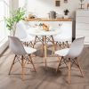 5 Pieces Dining Table Set With Solid Wood Leg