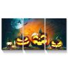 3 Piece Drop-Shipping Canvas Wall Art Halloween Decorations Framed Halloween Wall Art Modern Home Wall Decor Stretched and Framed Ready to Hang 1216in