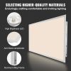 VEVOR 1 Pack 2x4 FT LED Flat Panel Light, 6000LM 50W, Surface Mount LED Drop Ceiling Light Fixture with Adjustable Color Temperature 3500K/4000K/5000K