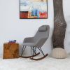 Chloe Mid Century Modern Rocker Livingroom And Bedroom Chair