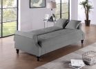 Contemporary Living Room Adjustable Sofa Gray Burnt-Out Fabric Couch Plush Storage Couch 1pc Futon Sofa w Pillows Tufted Back Rolled Arms