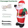 6.4ft Inflatable Christmas Giant Santa Claus Blow up Santa Claus