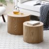 Coffee Tables,MDF with ash/oak/ Natural veneer side table/coffee table/end table/nesting table for living room,office,bedroom,Natural, 4Colors