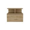 Nightstand Floating Flopini, Bedroom, Macadamia