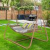 JESE Hammock Swing Chair with Stand for Indoor,Outdoor