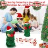 Strong Camel Dancing Christmas Tree Toys Electric Plush Doll Rotating Music Toys Cute Green Xmas Tree Decorations