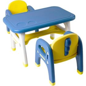 Kids Table and Chairs Set Safe for Children - New 2023 Activity Table for Kids - Ideal for Drawing and Painting Toddler Table