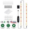 LED Plant Grow Light Strips Full Spectrum Plant Growing Lamp Bar with 2 Strips