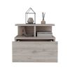 Nightstand Floating Flopini, Bedroom, Light Gray