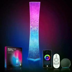 Floor Lamp with RGB Color Changing LED, Alexa & Google Home, Music Sync and Multi Scene Modes, Standing Lamp