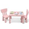 3 Pieces Multi Activity Kids Play Table and Chair Set