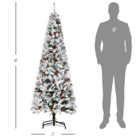 6ft Christmas tree (Color: as picture)