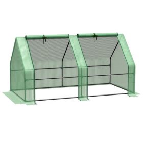 Mini Walk-in Greenhouse (Color: as picture)