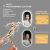 Backlit Smart LED Bathroom Mirror: Oval Dimmable 3 Colors Anti-Fog Mirrors with Light Memory - IP65 CRI95 Large Wall Mounted