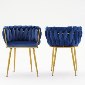 Living Room Chairs (Color: Blue)