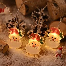 Christmas LED String Light, LED Xmas Tree Snowman Santa Claus String Light (Color: GRUOP 4)