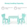 3 Pieces Multi Activity Kids Play Table and Chair Set