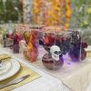 Pumpkin Fall Decorations with Sunflower Maple Leaves Berry for Table Centerpieces