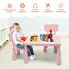 3 Pieces Multi Activity Kids Play Table and Chair Set