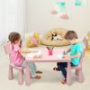 3 Pieces Multi Activity Kids Play Table and Chair Set