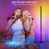 Smart RGB Floor Lamp with Music Sync Modern Mood Lighting LED Stand Lights for Bedroom Game Room Living Room Decor