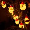 Christmas Santa Head Lights 9.8Ft 20 LED Lights Xmas Tree String Lights