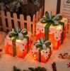 Christmas light box, LED light foldable decoration indoor and outdoor, Christmas light box gift decoration indoor and outdoor garden