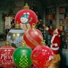 60CM Giant Christmas PVC Inflatable Decorated Ball Made PVC Christmas Tree Outdoor Decoration Toy Ball Gift