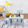 3 Pieces Multi Activity Kids Play Table and Chair Set